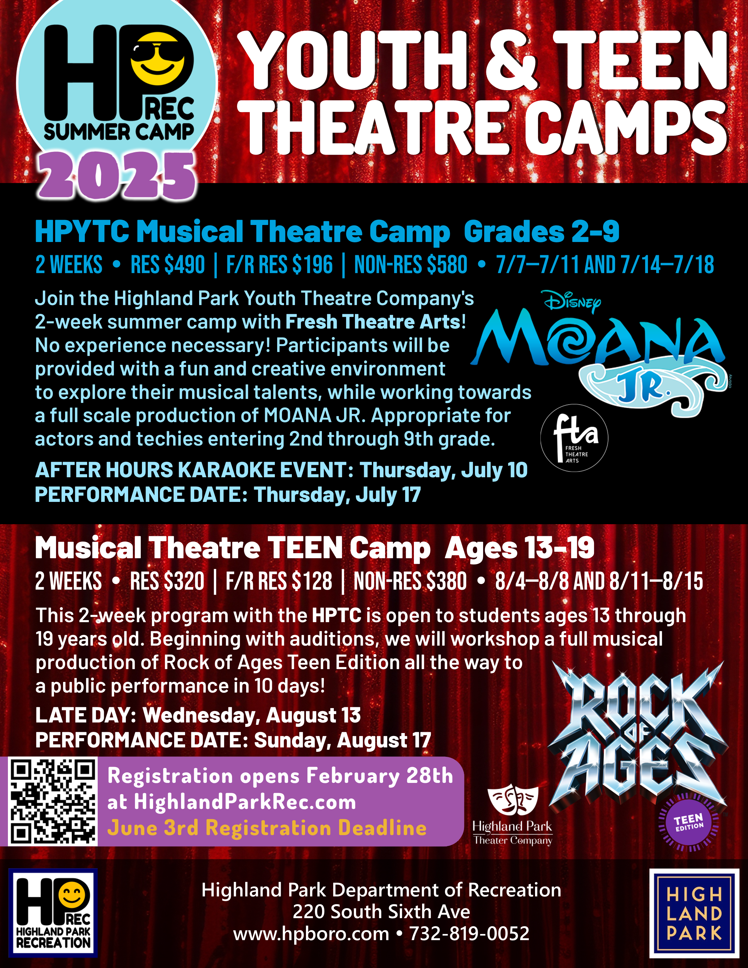 2025 HPYTC Youth Theatre Camp Flyer(1)